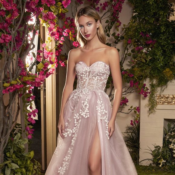 NEW MAUVE LONG OFF SHOULDER SLEEVELESS TULLEDRESS WITH ZIPPER BACK AL A1029